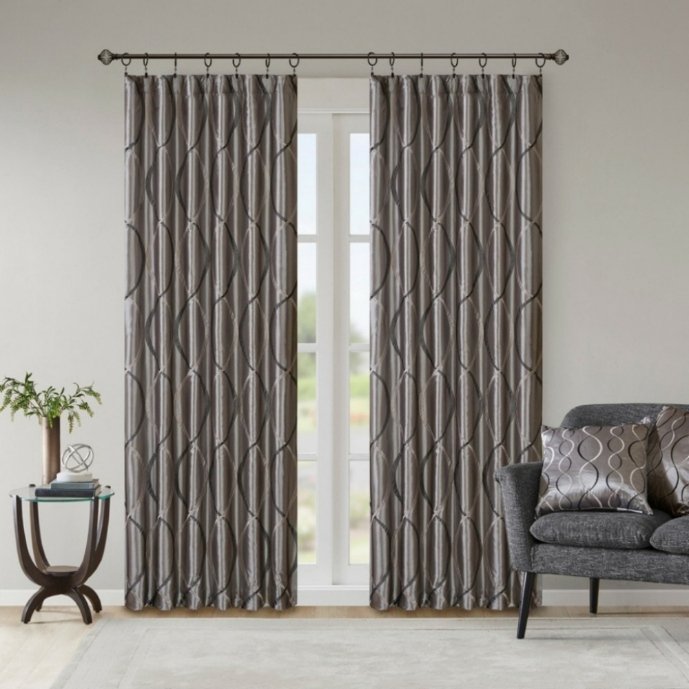 🆕️ Madison Park Serendipity Window Panel Charcoal